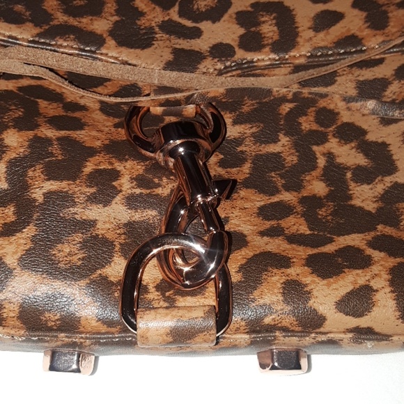 Rebecca Minkoff Mini Mac leopard print bag - Picture 2 of 8